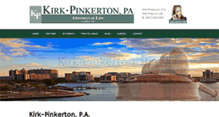 Desktop Screenshot of kirkpinkerton.com
