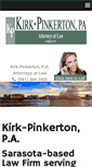 Mobile Screenshot of kirkpinkerton.com