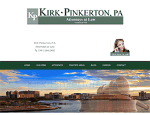 Tablet Screenshot of kirkpinkerton.com